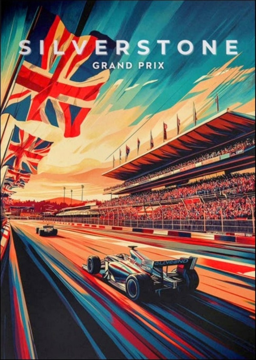 British Grand Prix 2026 at Silverstone Circuit — official event poster